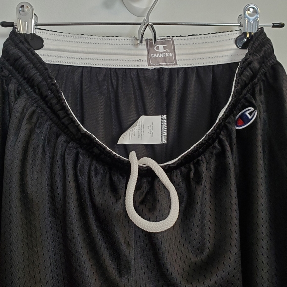 Champion Mens Mesh Shorts in Black - Picture 10 of 11